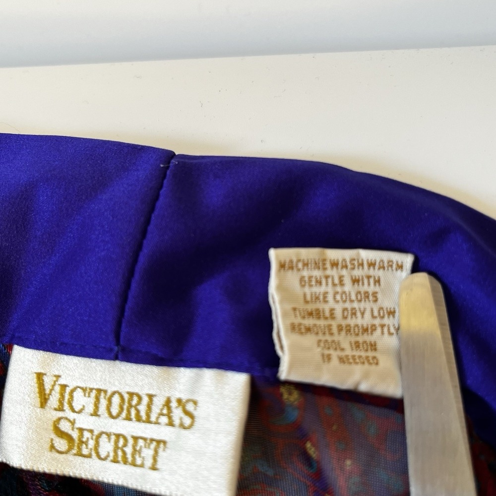 Victoria's Secret Vintage Sheer Kimono Robe One Size Fairy Core Floral 90s - Picture 9 of 9